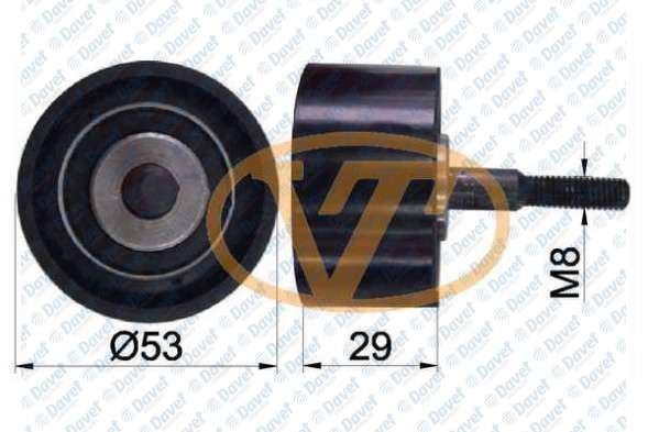 ALT 03321 Eksantrik Rulmani Brava Doblo Marea Stilo Astra H Vectra C 1.9jtd / 1.9td / 1.9cdti 97 06  ####